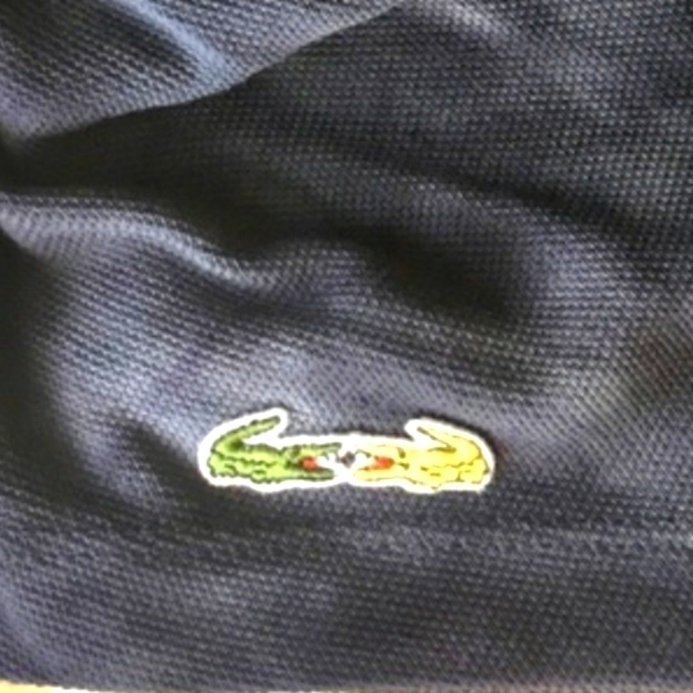 LaCoste   Drape Dress in Navy blue tie dye, size Small - Picture 4 of 4